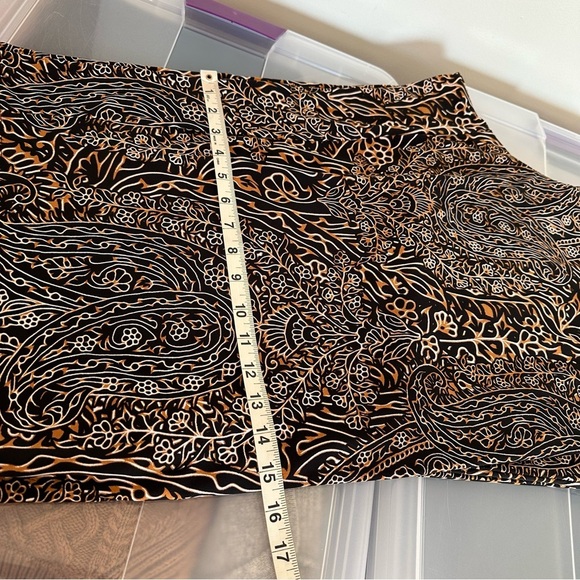 Susan Graver Liquid Knit Pull-on Wide Leg Capri Crop Pants Size 3X - Picture 11 of 12